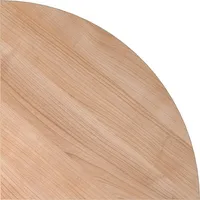 Hammerbacher Verbindungsplatte nussbaum dreieckig 80,0 x 80,0 x 2,5 cm