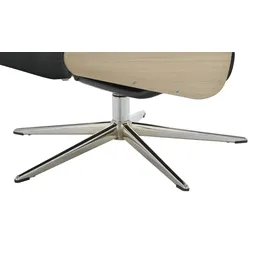 skagen studio Relaxsessel Lasse Leder 77 x 105 x 114 cm Schwarz