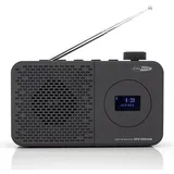 Caliber Tragbares DAB+ / FM-Radio - Mit eingebautem Akku (HPG335DAB) - Schwarz