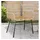 vidaXL Gartenstuhl 61 x 61 x 44 cm braun 2 St.