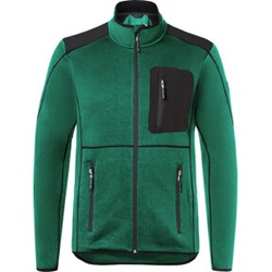 Strickjacke moosgrün/schwarz Form 1443 Größe S