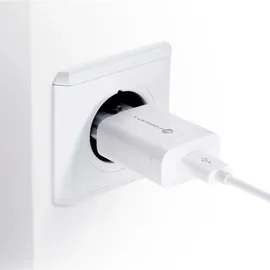 forcell Netzladegerät mit USB Stecker Typ-C-2,4A Quick Charge 3.0 Funktion Schutzsystem gegen Überhitzung und Stromstöße
