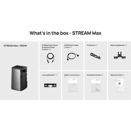 EcoFlow Stream Max Balkonkraftwerk Solarspeicher 1920Wh (0% MwSt. gem. § 12 Abs. 3 UStG)