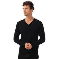 Zwillingsherz Kaschmirpullover, mit V-Ausschnitt und elegantem Fit, Gr. L, schwarz, - 42532362-L