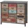 Mendler Apotheker-Schrank HWC-A43 84 x 90 x 32 cm mehrfarbig / Schwarz