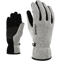 Ziener IMAGIO glove multisport Freizeit- / Funktions- / Outdoor-Handschuhe | atmungsaktiv, gestrickt, grau (grey melange), 6.5