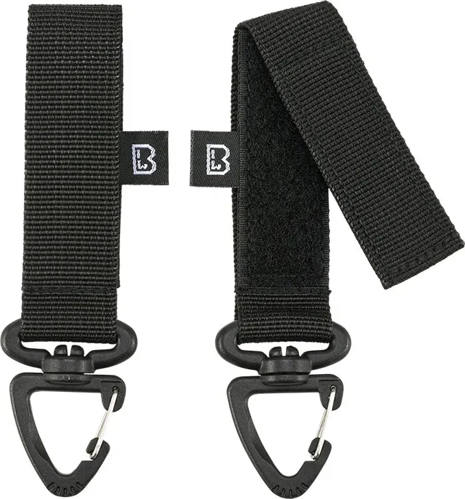 Brandit Belt and Molle Loop, mousqueton - Noir