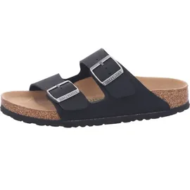 Birkenstock Arizona Vegan Birko-Flor Nubuk schmal schwarz 38