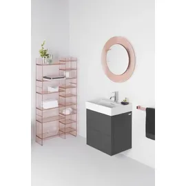Laufen Kartell Spiegel mit indirekter LED Beleuchtung, mandarine