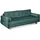 Konsimo Schlafcouch Stoff 3-Sitzer Blau