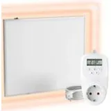 Viesta Infrarot Wandheizung mit Thermostat [inkl. TH12 thermostat] – Infrarotheizung Wandmontage Heizkörper – Carbon Crystal Infrarotheizung...