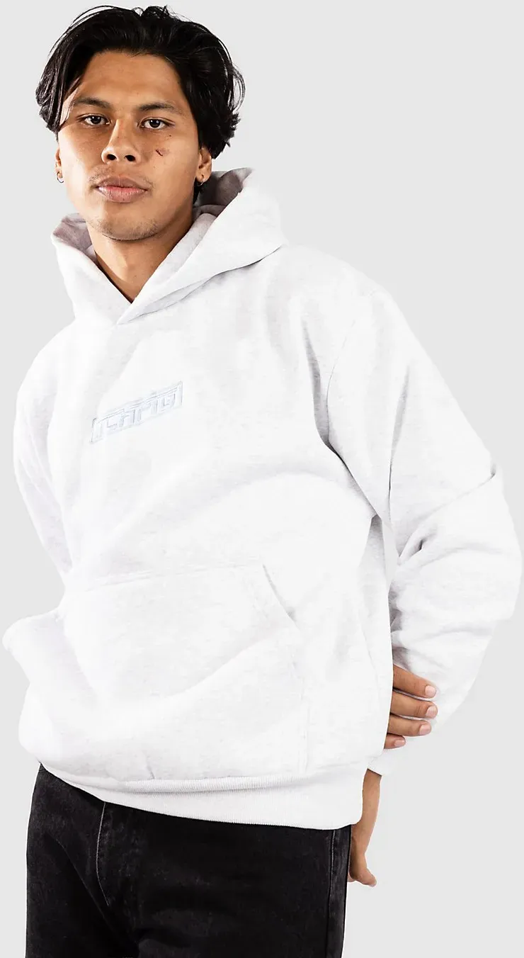 ICHPIG Strike Cordless Hoodie white marle / sky Gr. XL