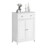 SoBuy Badezimmerschrank, Weiß, Holzwerkstoff, 60x87x35 cm, Badezimmer, Badezimmerschränke, Midischränke