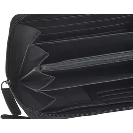 GREENBURRY Pure Black Portemonnaie Damen schwarz