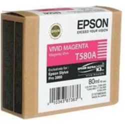Epson T580A (C13T580A00) Druckerpatrone - Vivid Magenta