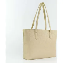 Valentino Pansy Shopper Polyurethan Ecru