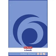 Herlitz Briefblock x.book DIN A4 liniert, 1 Block
