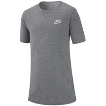 Nike Sportswear T-Shirt Kinder Dark Grey Heather/White XL