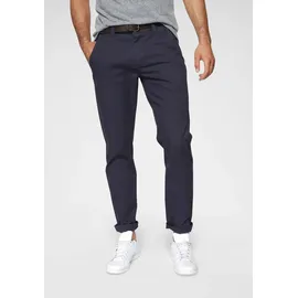 Bruno Banani Chinohose Regular Fit Blau 38 32