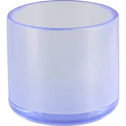 WAGNER Kappen für Stahlrohr rund 4tlg. - Ø 25/28 x 30 mm, Abrieb 6 mm, Kunststoff transparent - 15067399