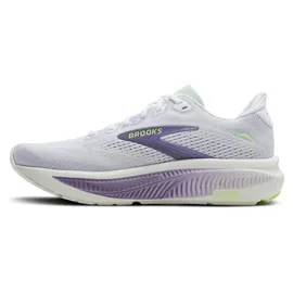 Brooks Ghost 18 Damen Weiß/Purple Hebe/Green 39