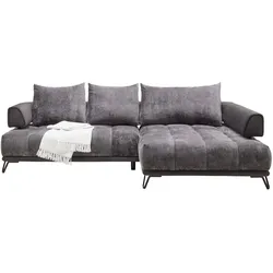 Ecksofa Morgan Graphitfarben