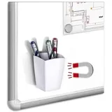 CEP Schreibköcher magnet. weiß
