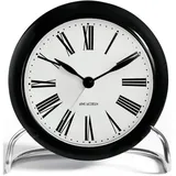 Arne Jacobsen Roman Tischuhr schwarz/weiß
