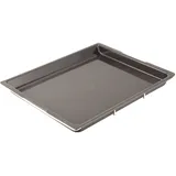 Dr. Oetker Backblech Emaille, rechteckiges, individuell verstellbares Ofenblech für jeden Backofen, für Kuchen & Pizza, schnitt- und kratzfeste Oberfläche, (Farbe: grau), Menge: 1 Stück