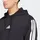 adidas Essentials 3-Streifen French Terry Kapuzenpullover Black / White L