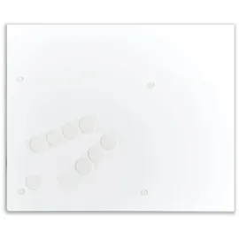 Zeller Glas Herdblende-/Abdeckplatte XL schwarz
