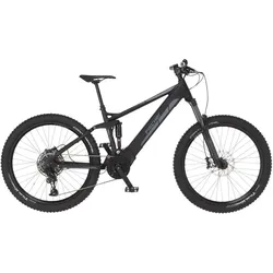 FISCHER E-Mountainbike MONTIS 6.0i Fully E-Bike MTB 27.5 Zoll RH 44 cm 504 Wh SCHWARZ 44