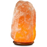 HIMALAYA SALT DREAMS Beleuchteter Salzkristall »Rock«, ca. 25-30 kg, mit Holzsockel