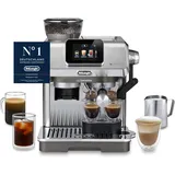 De'Longhi DELONGHI La Specialista Touch EC9455.M - Steuerung per Touchscreen, 8 voreingestellte Kaffee-Rezepte, Cold Brew, Espressomaschine Edelstahl/Schwarz