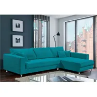 Home Affaire Ecksofa 153, Inkl. Schlaffunktion und großen Strauraum blau