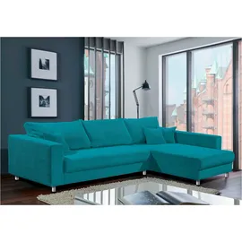 Home Affaire Ecksofa 153, Inkl. Schlaffunktion und großen Strauraum blau