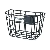 Basil Bremen Alu Fahrradkorb vorne schwarz  inkl. Lenkerhalter,