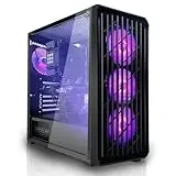 SYSTEMTREFF Gaming PC AMD Ryzen 7 5800X 8x4.7GHz | AMD Radeon RX 9060 XT 16GB DX12 | 1TB M.2 NVMe | 32GB DDR4 RAM | Windows 11 | WLAN Desktop Computer Rechner für Gamer, Zocker & Streamer