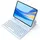 Inateck Tastatur Hülle für iPad 10 Gen. (10,9"), iPad 11 Gen. A16 (2025), iPad Air 11" M3/M2 (2025/2024), Pro 11 4/3/2/1 Blau