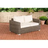 CLP 2er-Sofa Bilbao / Madeira Cremeweiss