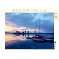 Calvendo Boote zur blauen Stunde 1000 Teile Puzzle quer