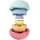 Stapelstein Inside rainbow pastel