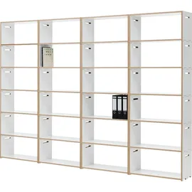 Tojo Hochstapler Standregal 76 x 32 x 38,5 cm Weiß