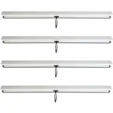 MCW Seitenwand für Pergola MCW-L46 4 Stück 2,71 x 2,05 m Weiß
