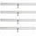 MCW Seitenwand für Pergola MCW-L46 4 Stück 2,71 x 2,05 m Weiß