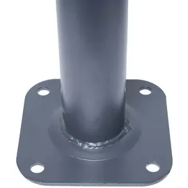 Mendler Schirmständer für Bodenanker/-platte/-montage Sonnen-/Ampelschirm, Metall Ø 38-48mm