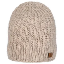 Fuza Wool of Denmark Damen Ulv Wollmütze - beige