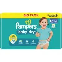 Windeln Baby Dry Gr.5+ Junior Plus (12-17kg), Big Pack