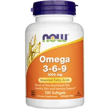 NOW Foods Omega 3-6-9 Kapseln 100 St.