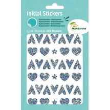 Avenue Mandarine Maildor 10x Pack. 4 Stickerbogen 10,5x16 cm 204 Sticker - Silber AE217C
